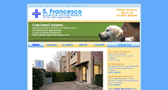 Desktop Screenshot of clinicaveterinariasfrancesco.it