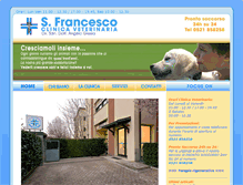 Tablet Screenshot of clinicaveterinariasfrancesco.it